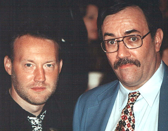 With Stephen Jones, World Fantasy Convention 1994