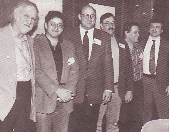 With R. Matheson, P. Clements, P. Straub, S. Gervais and S. Wiaters